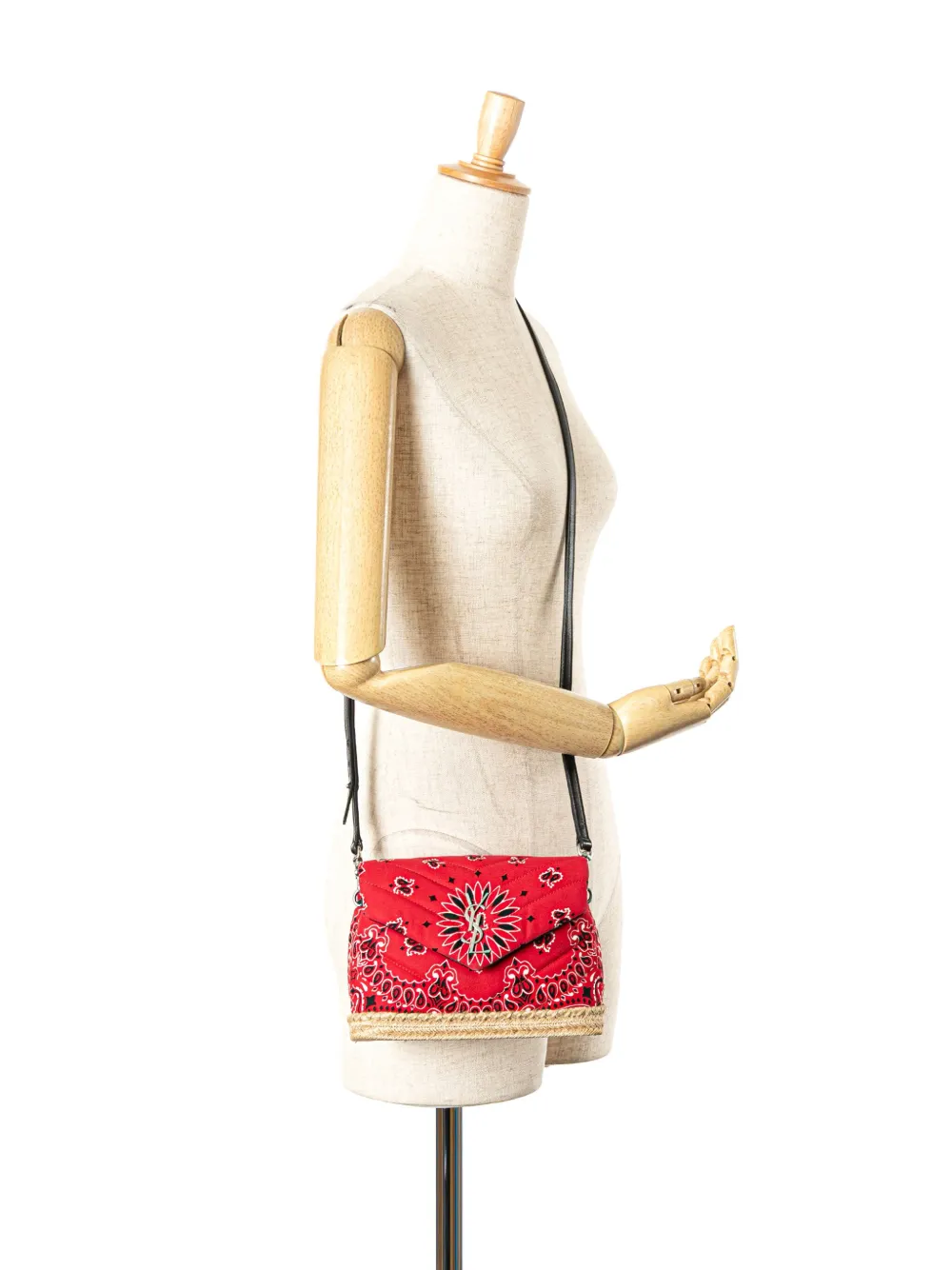 Saint Laurent Pre-Owned 2018 Toy Cotton Bandana Print Loulou crossbody bag | Pre-Owned | Image 2
