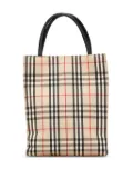 Burberry Pre-Owned 2000-2017 House Check Canvas handbag - Brown