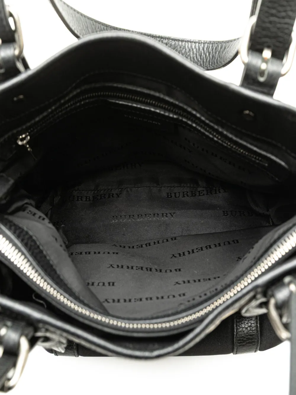 Pre-owned Burberry 2000-2017 Nova Check Nylon Tote Bag