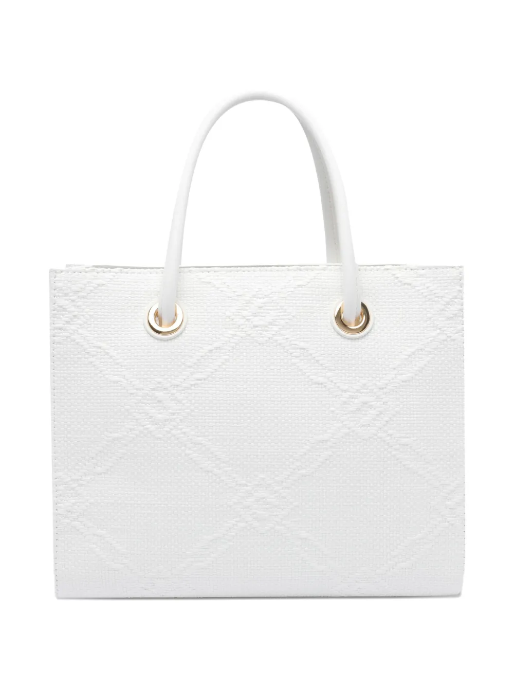Elisabetta Franchi Shopper met logo-applicatie - Wit