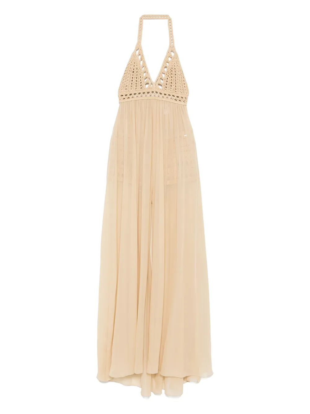 crochet maxi dress