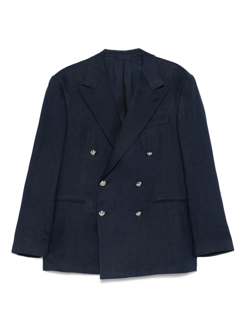 Ralph Lauren Purple Label Blazer met dubbele rij knopen Blauw