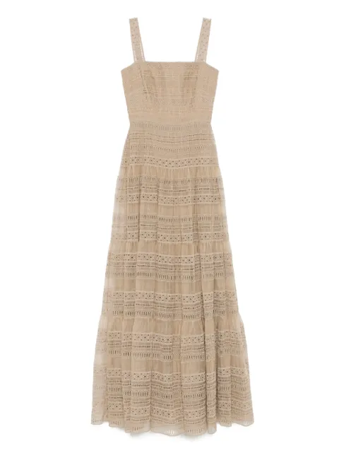 Elie Saab embroidered organza maxi dress