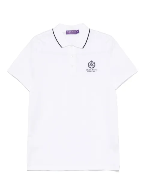 Ralph Lauren Purple Label cotton polo shirt