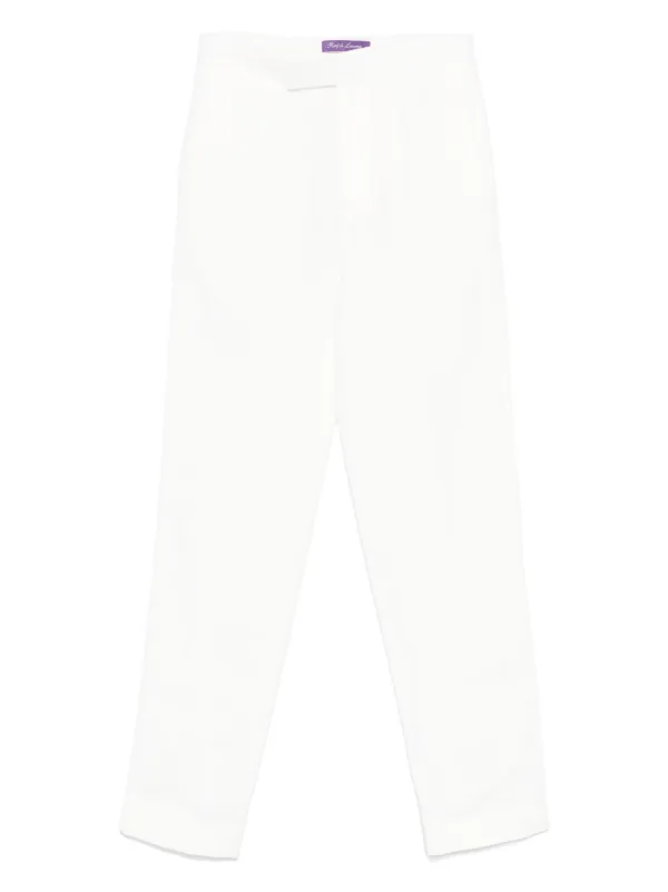 Ralph Lauren パープルレーベル　チノパン　オフホワイト　スラックス Ralph Lauren Purple Label リネン パンツ | ホワイト | FARFETCH JP
