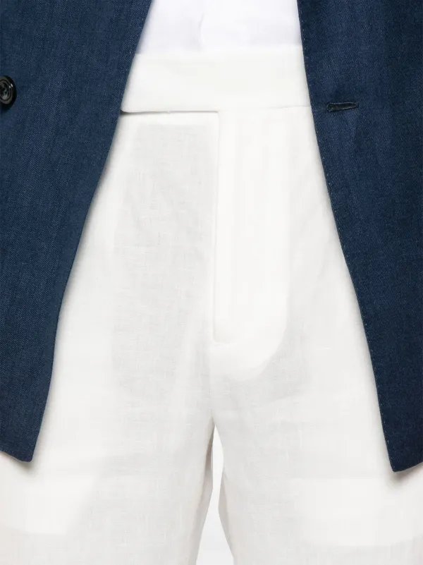 Ralph Lauren Purple Label リネン パンツ | ホワイト | FARFETCH JP