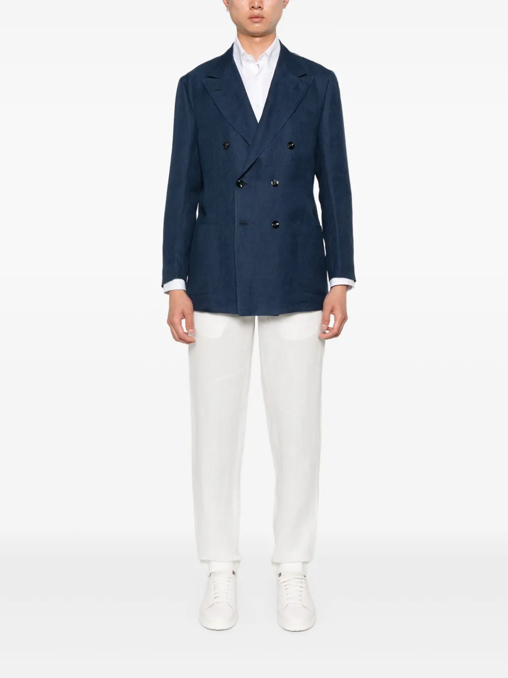 Ralph Lauren Purple Label Linnen broek - Wit