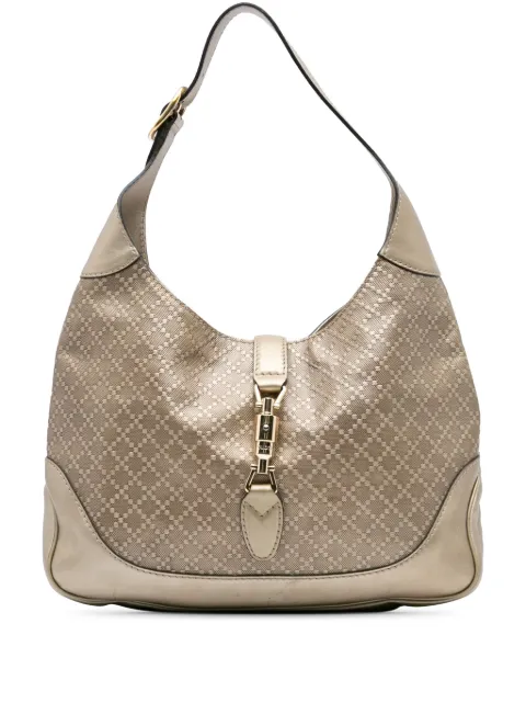 Gucci Pre-Owned 2016-2024 Diamante Leather Jackie O Bouvier shoulder bag