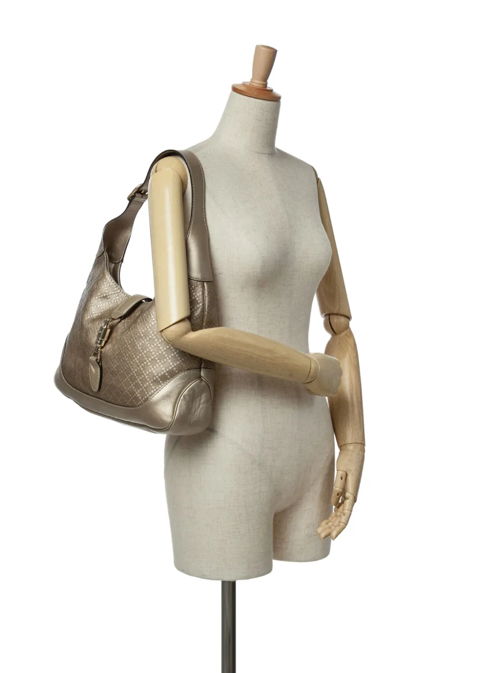 Gucci Pre-Owned 2016-2024 Diamante Leather Jackie O Bouvier shoulder bag | Pre-Owned | Image 2
