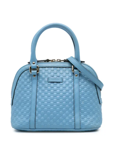 Gucci Pre-Owned 2016-2024 Mini Microguccissima Dome satchel