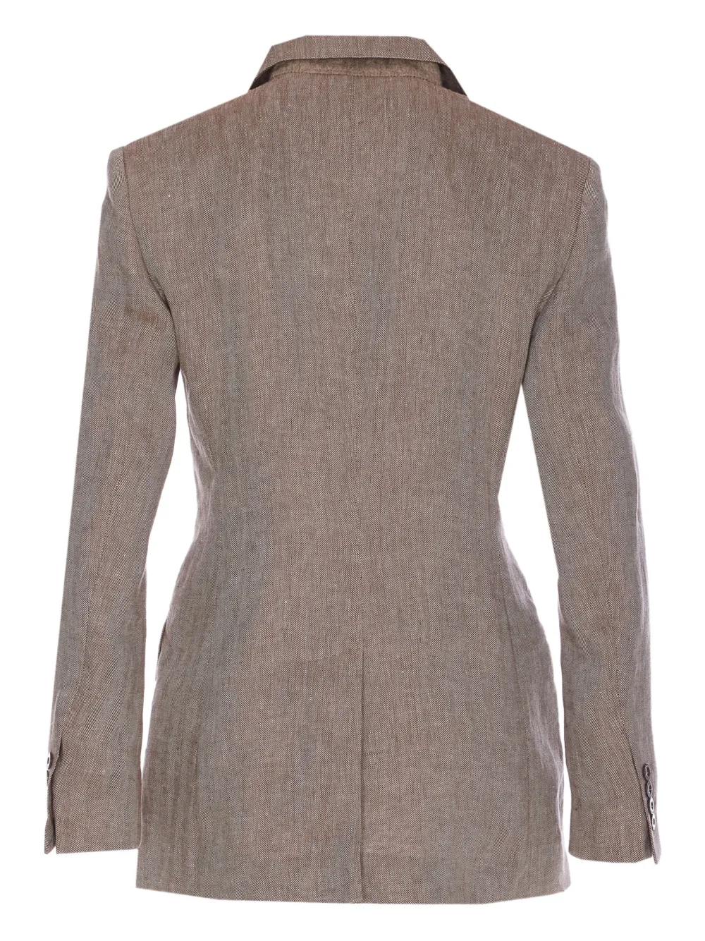 Max Mara Linnen blazer Grijs