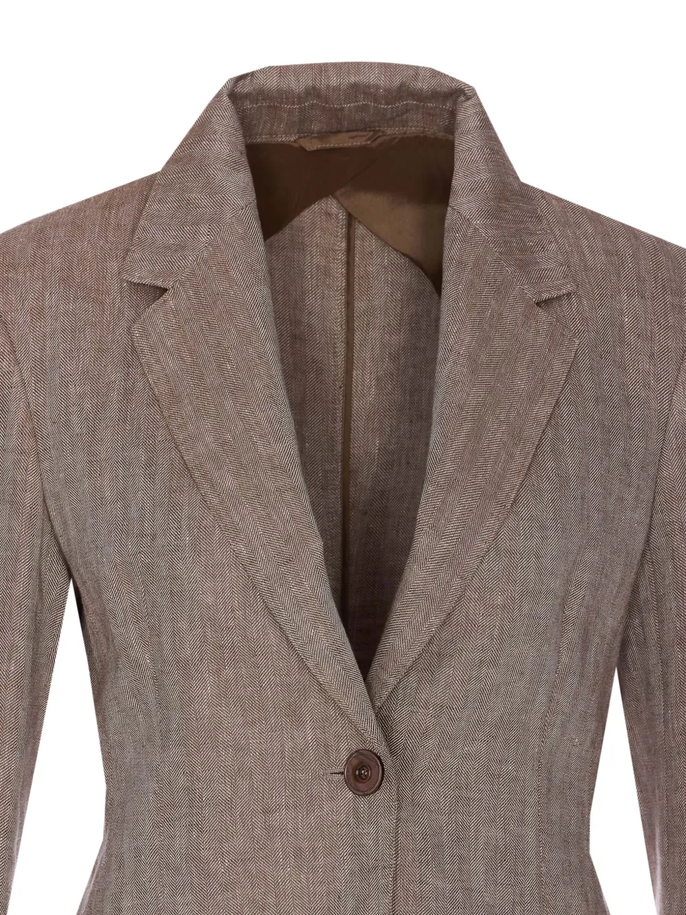 Max Mara Linnen blazer Grijs