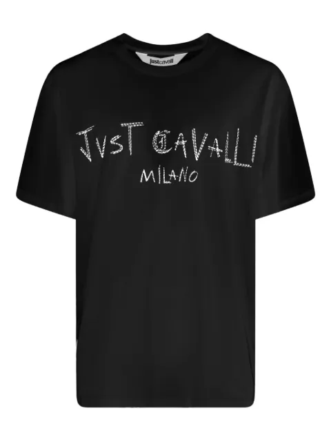 Just Cavalli logo-print T-shirt