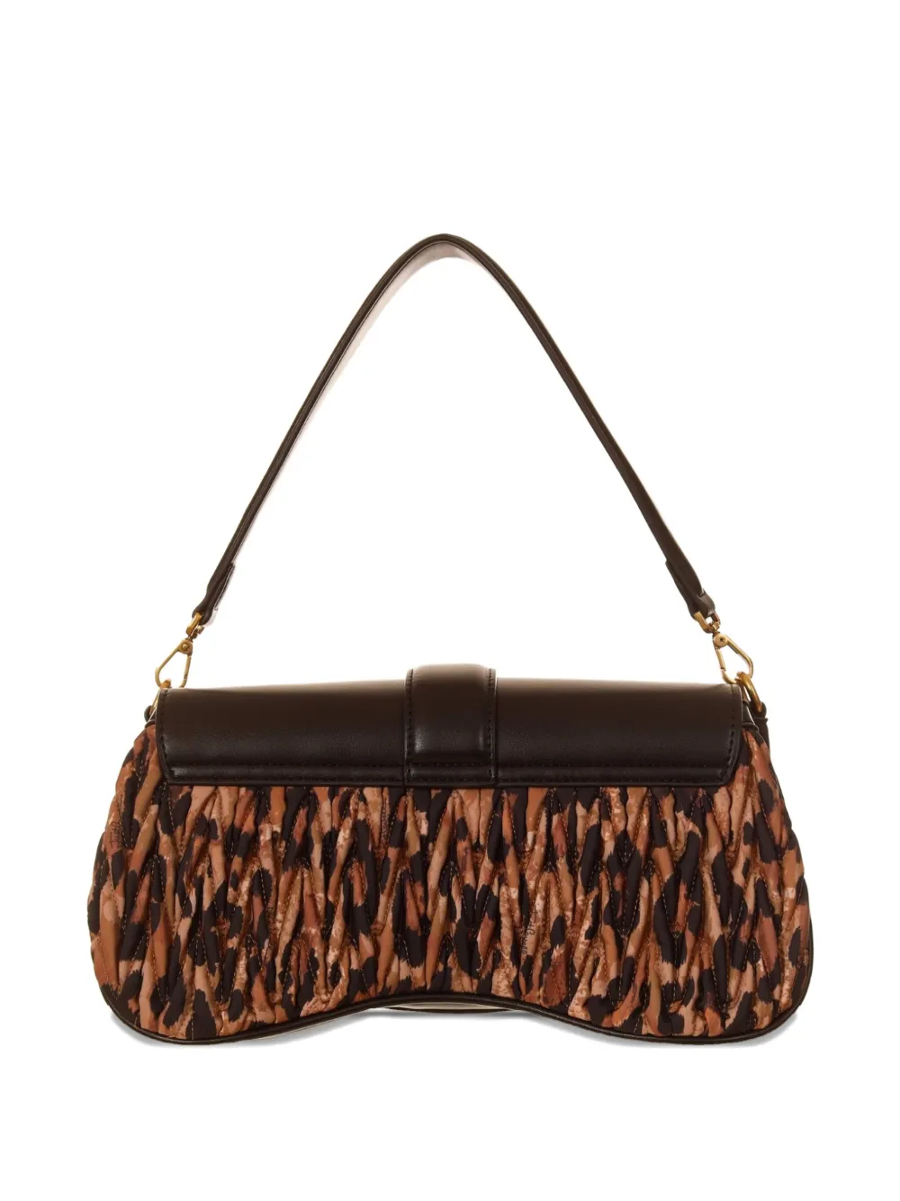 Just Cavalli Iconic Snakes shoulder bag - Bruin