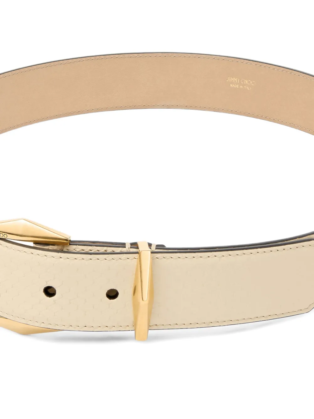 Jimmy Choo Diamond Buckle Belt