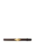 Jimmy Choo diamond-clasp leather belt - Brown