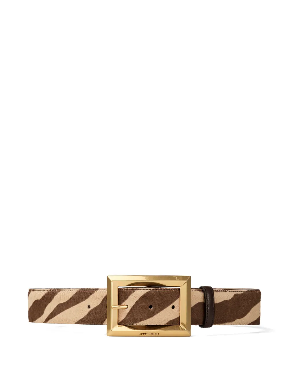 Jimmy Choo Riem met gouden gesp Beige