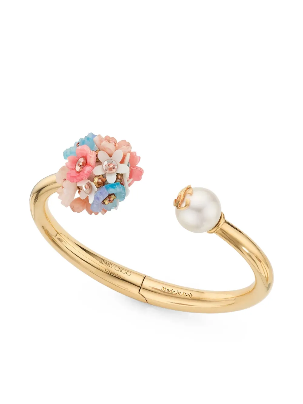 Jimmy Choo Daisy pearl bracelet | Gold | Image 1
