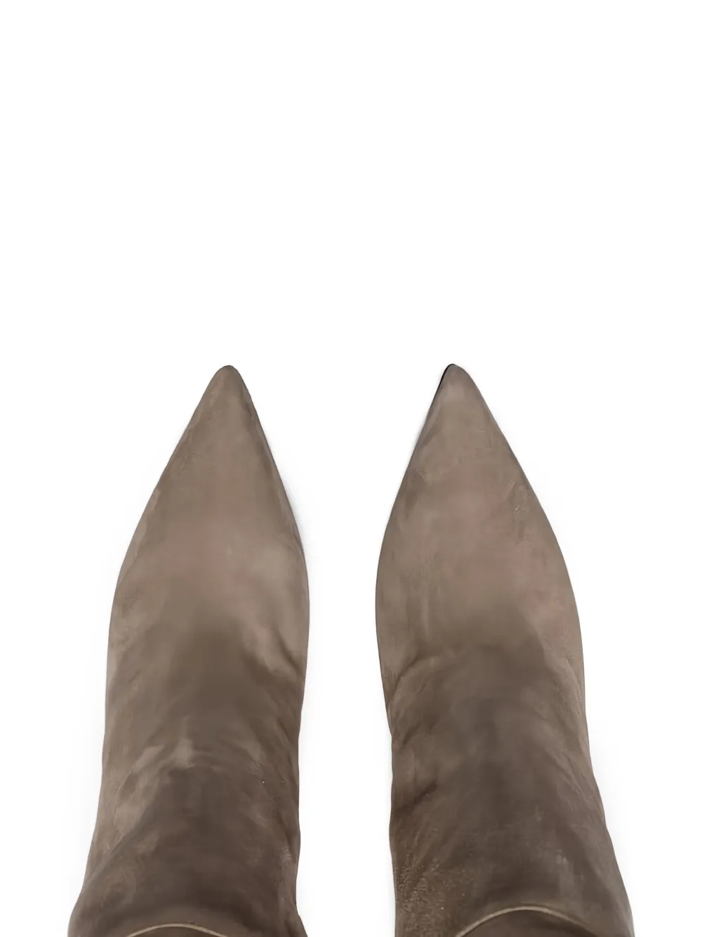Jimmy Choo Alizze 85 mmknielaarzen met puntige neus Beige
