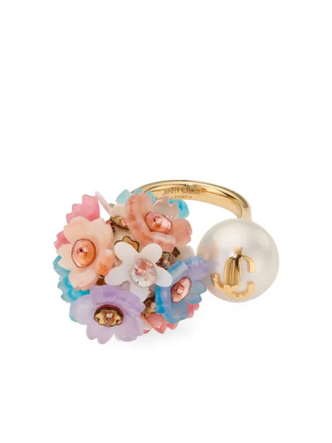 Jimmy Choo bague Daisy à perles