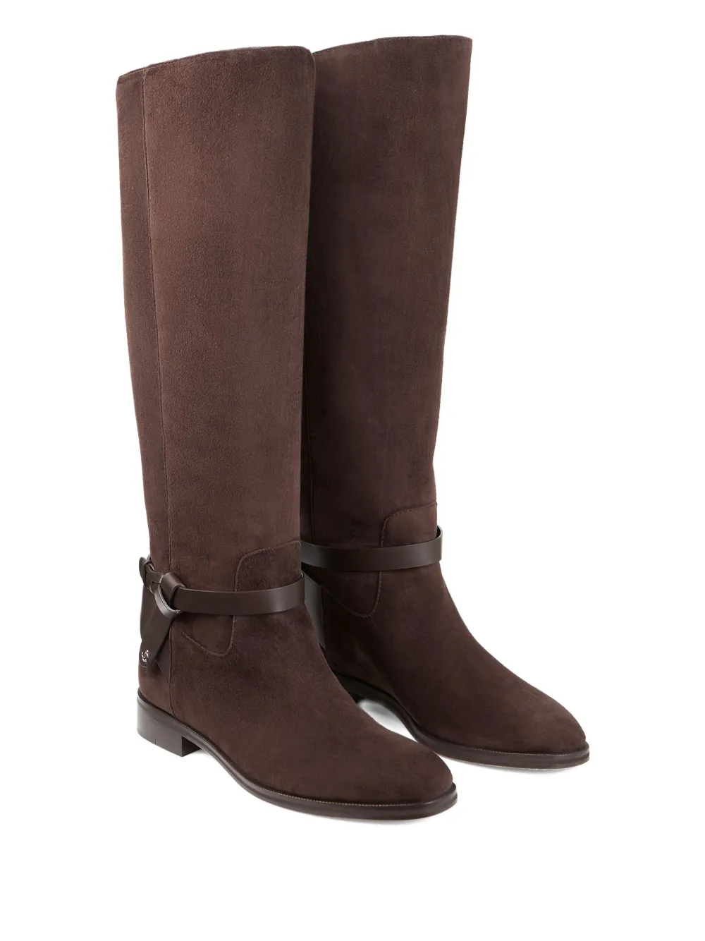 Jimmy Choo Lawton knotted leather strap boots | Biker Boots | Image 2