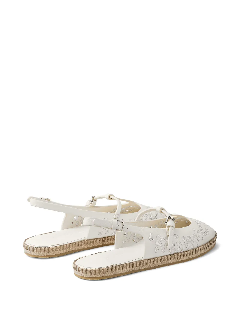 Jimmy Choo Amiee espadrilles Wit