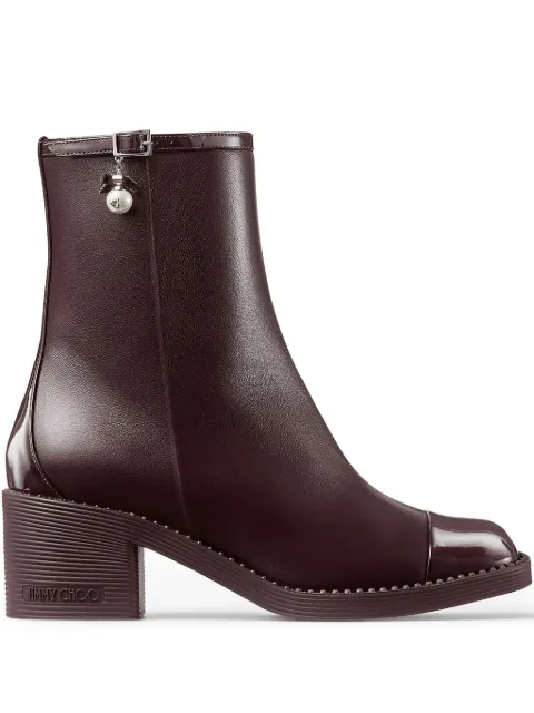 Jimmy Choo 60mm Adry leather ankle boots