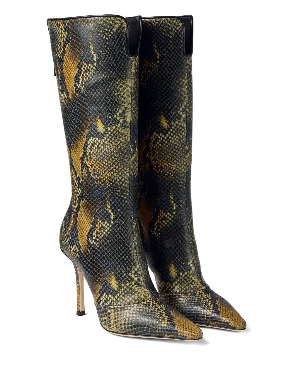Jimmy Choo 100mm snake-embellishment boots | Knee-High Boots | Image 2