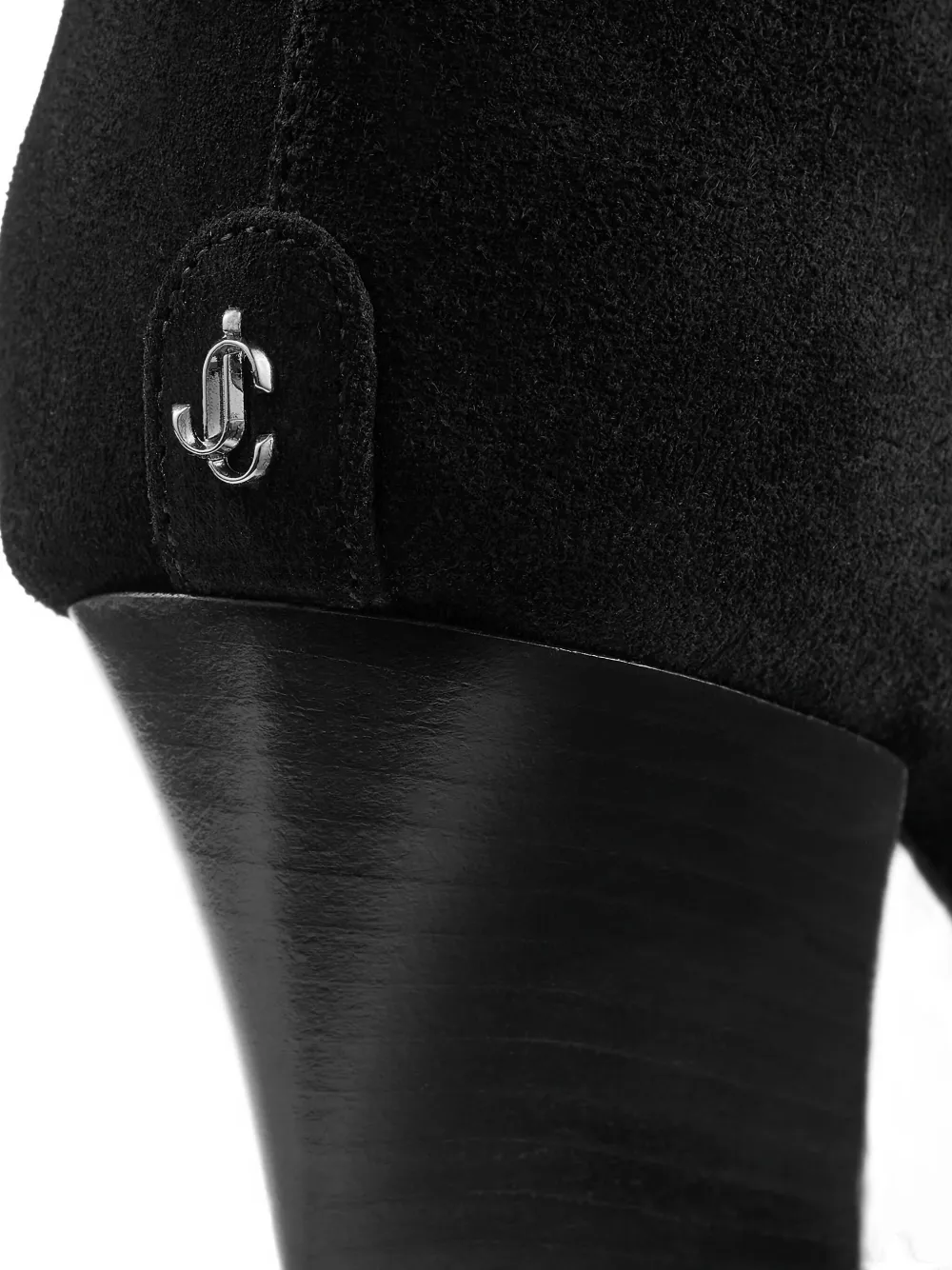 Jimmy Choo 60mm Hart Suede Boots In Black