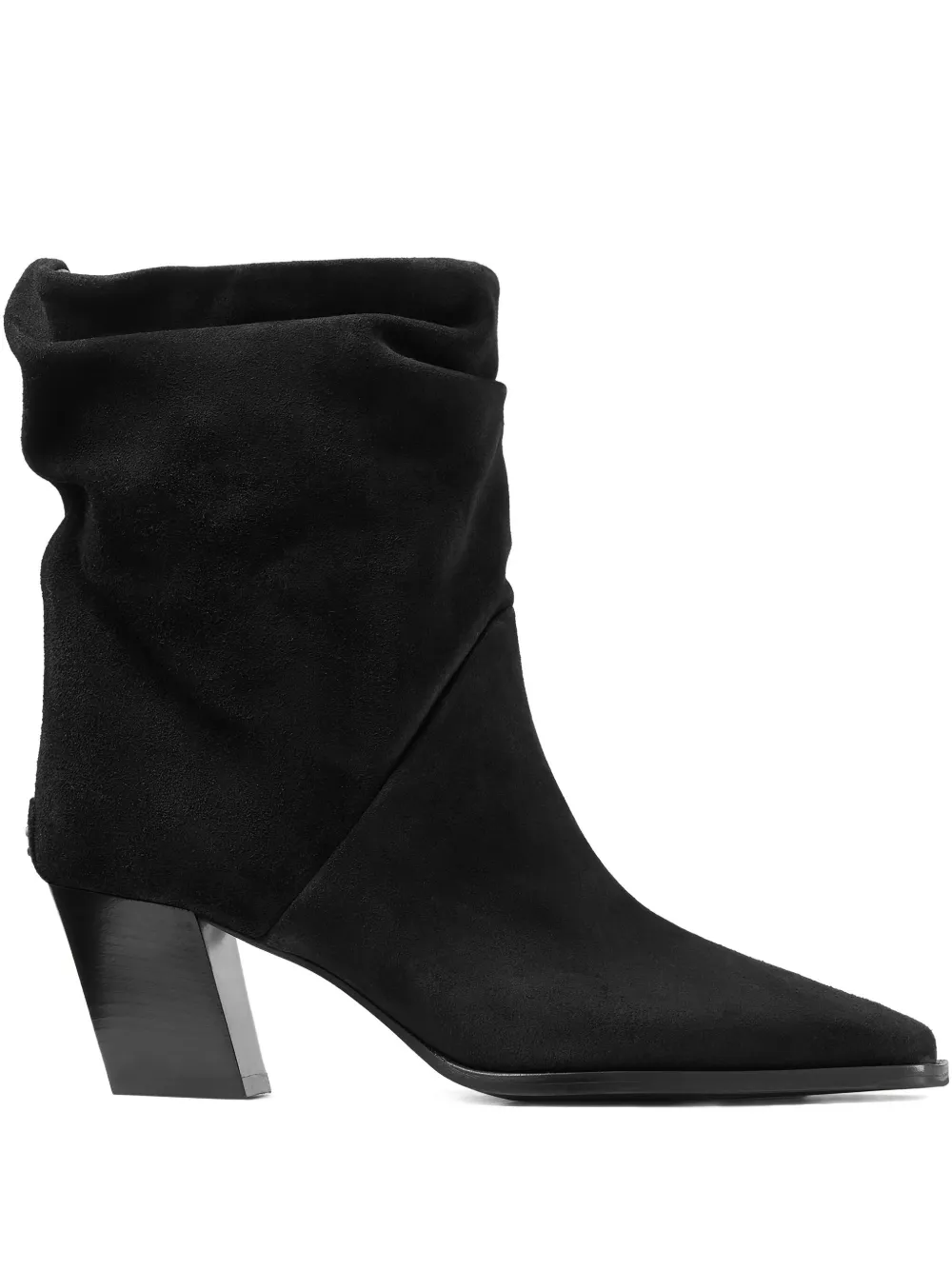 Jimmy Choo 60mm Hart suede boots Black