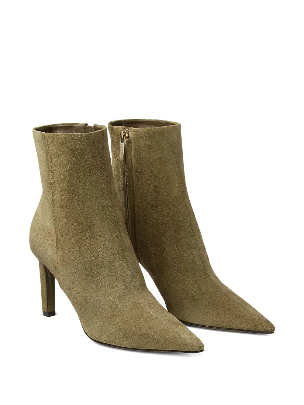 Jimmy Choo 85mm Frankie pointed-toe ankle boots Green