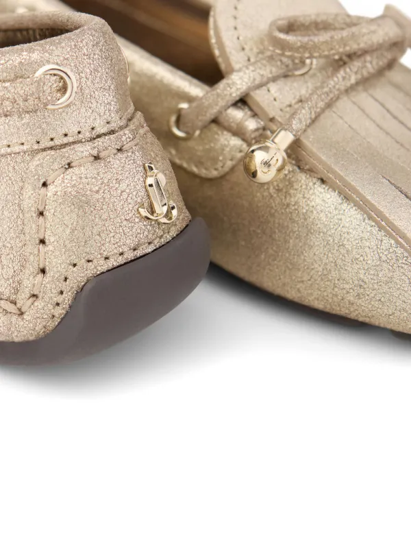 Jimmy Choo Manon Loafers | Gold | FARFETCH