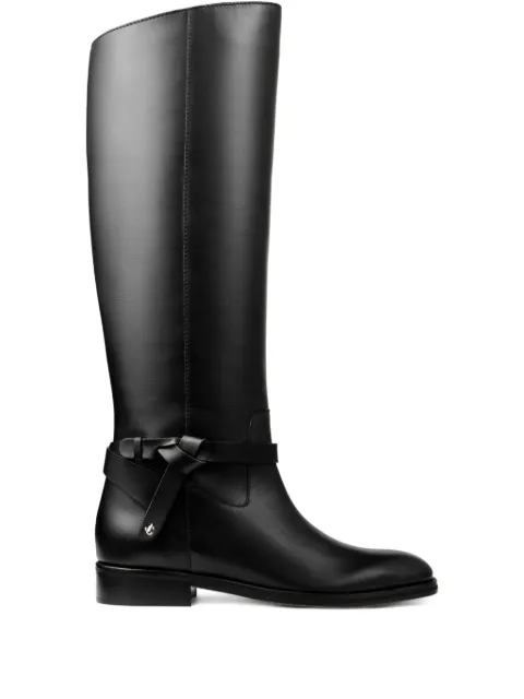 Jimmy Choo Stiefel mit geknotetem Riemen