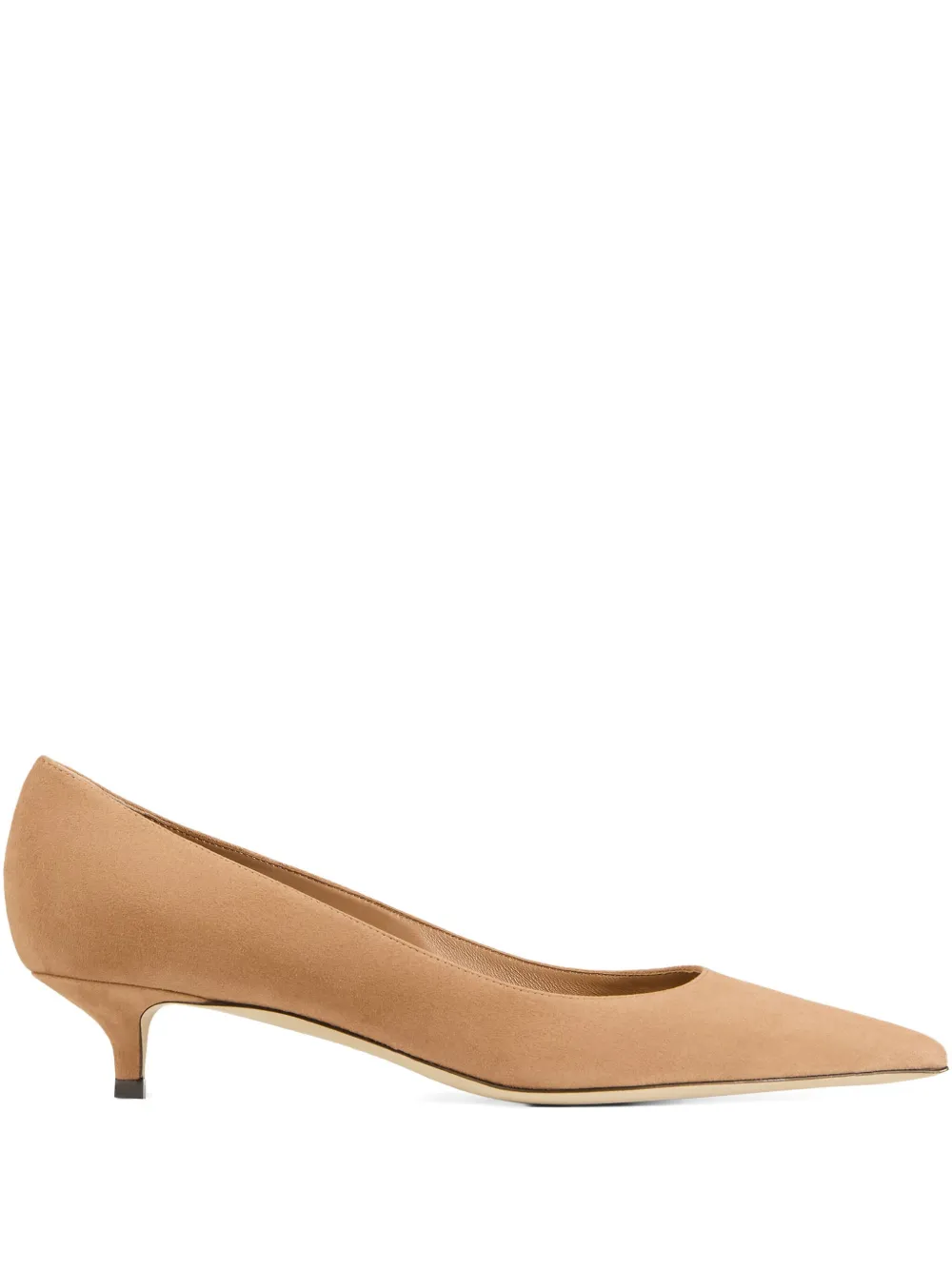Jimmy Choo 35mm Amelia Pointed-toe Kitten-heel Pumps