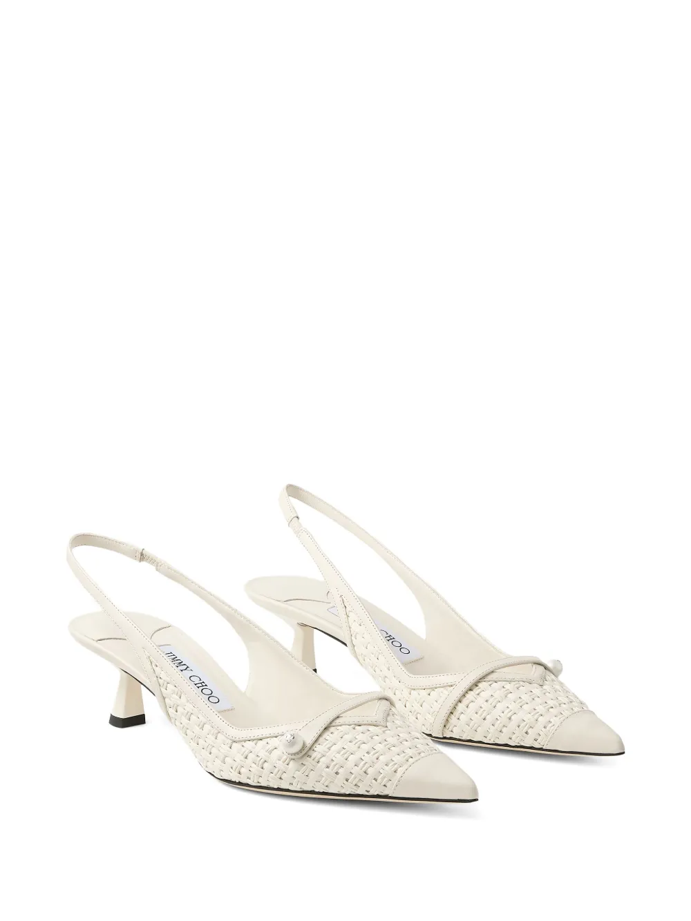 Jimmy Choo 45mm Amita pumps - Wit