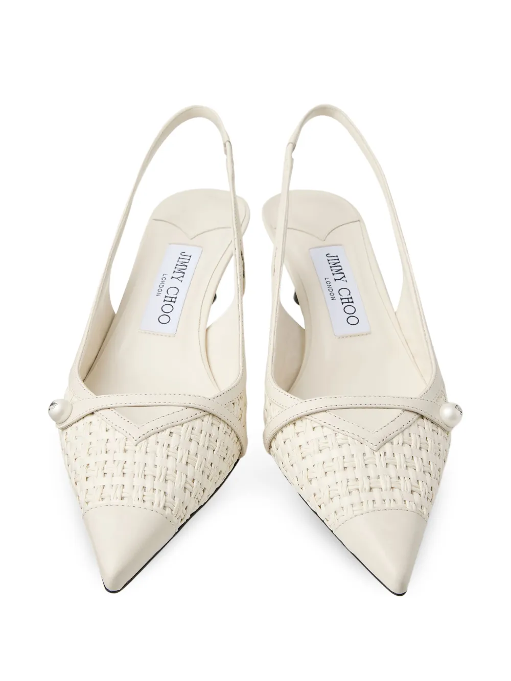 Jimmy Choo 45mm Amita pumps White