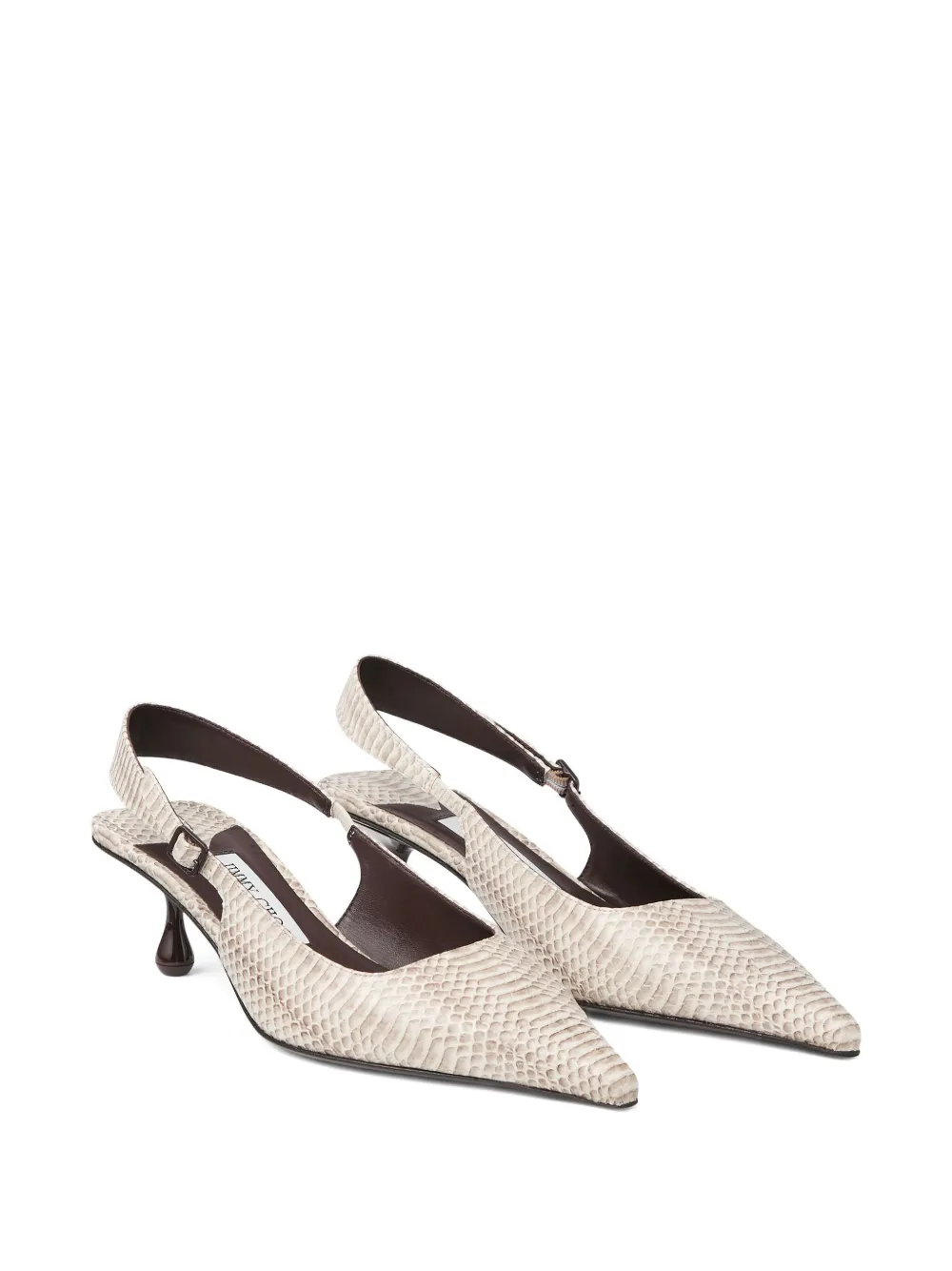 Jimmy Choo 50mm Amel pumps White