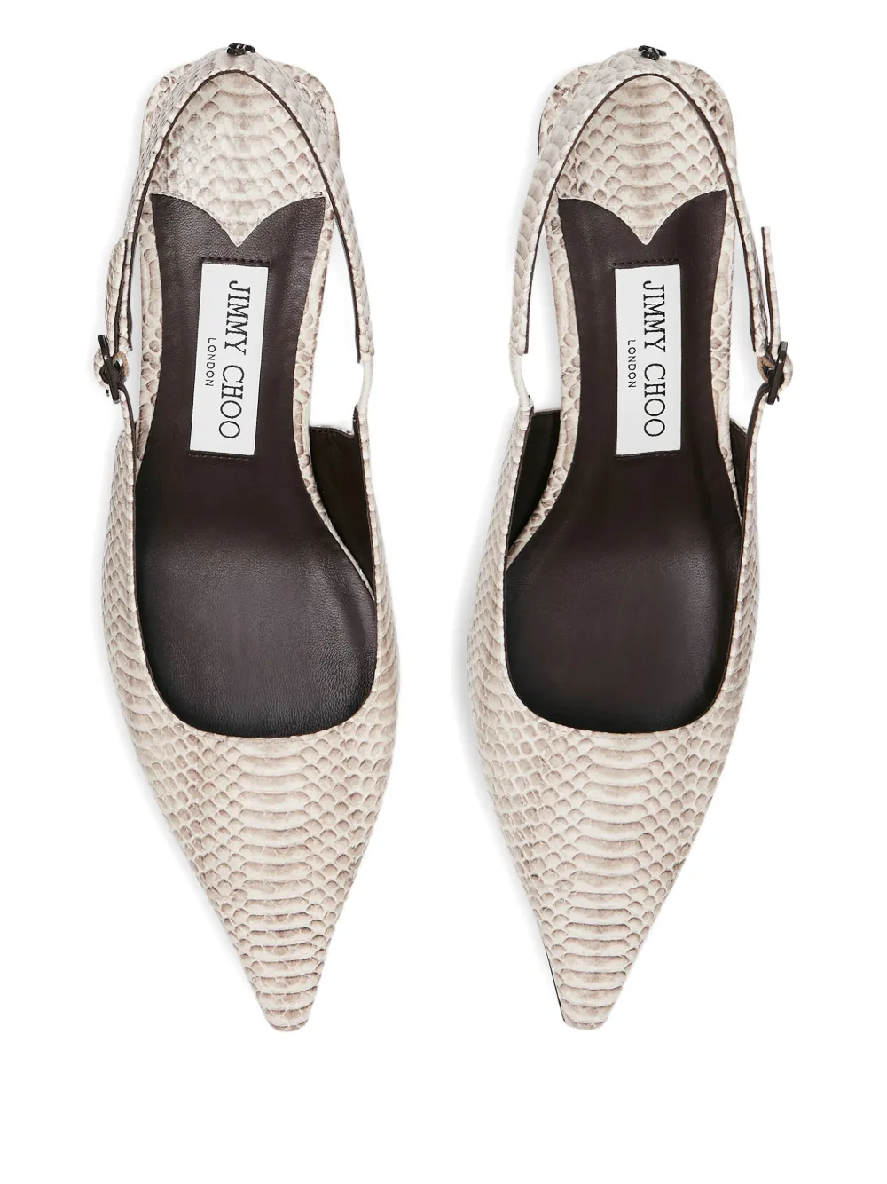 Jimmy Choo 50mm Amel pumps White