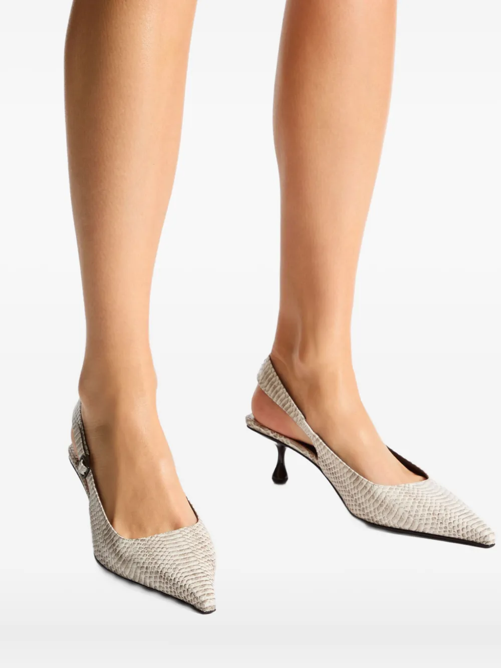 Jimmy Choo 50mm Amel pumps White
