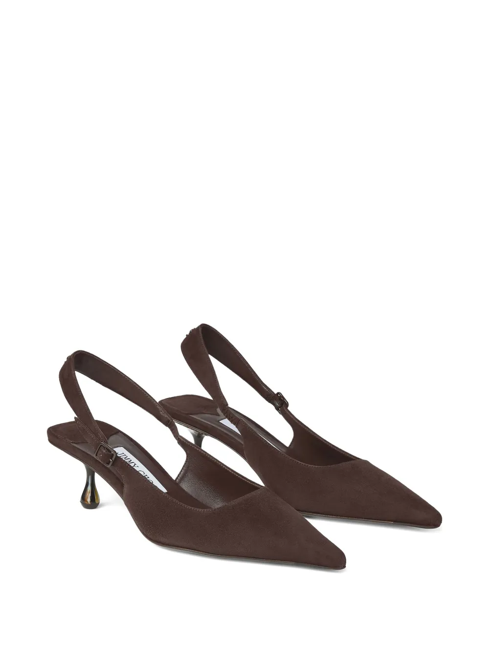 Jimmy Choo 50mm Amel pumps - Bruin