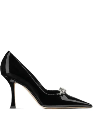 Ferragamo ポインテッドトゥ パンプス | ブラック | FARFETCH JP