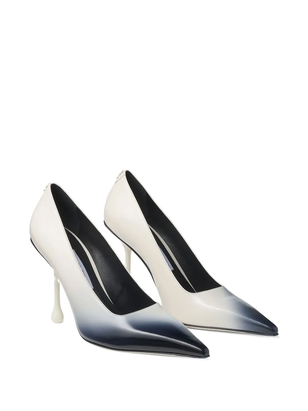 Jimmy Choo 85mm Ixia Pointed-toe Pumps In White