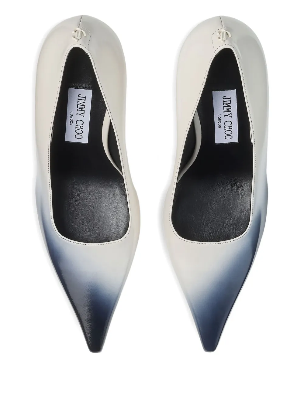 Jimmy Choo 85mm Ixia Pointed-toe Pumps In White