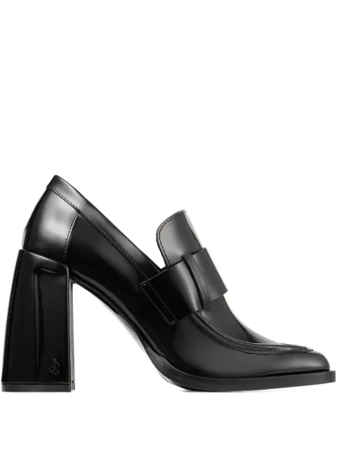 Jimmy Choo 85mm Tylor block-heel loafer pumps