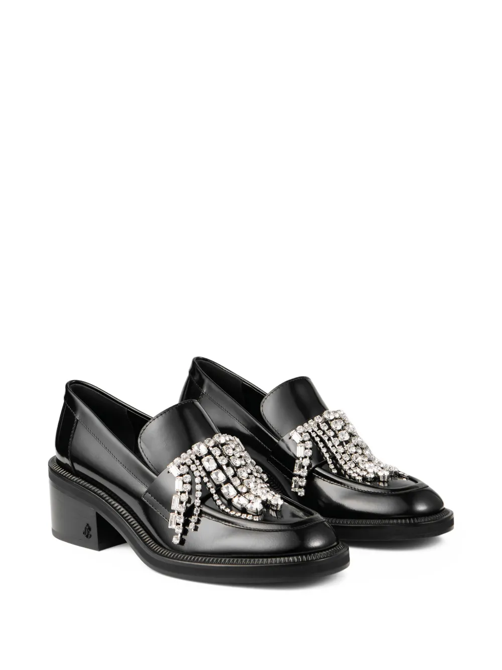 Jimmy Choo 50 mm Tylor pumps verfraaid met kristallen - Zwart