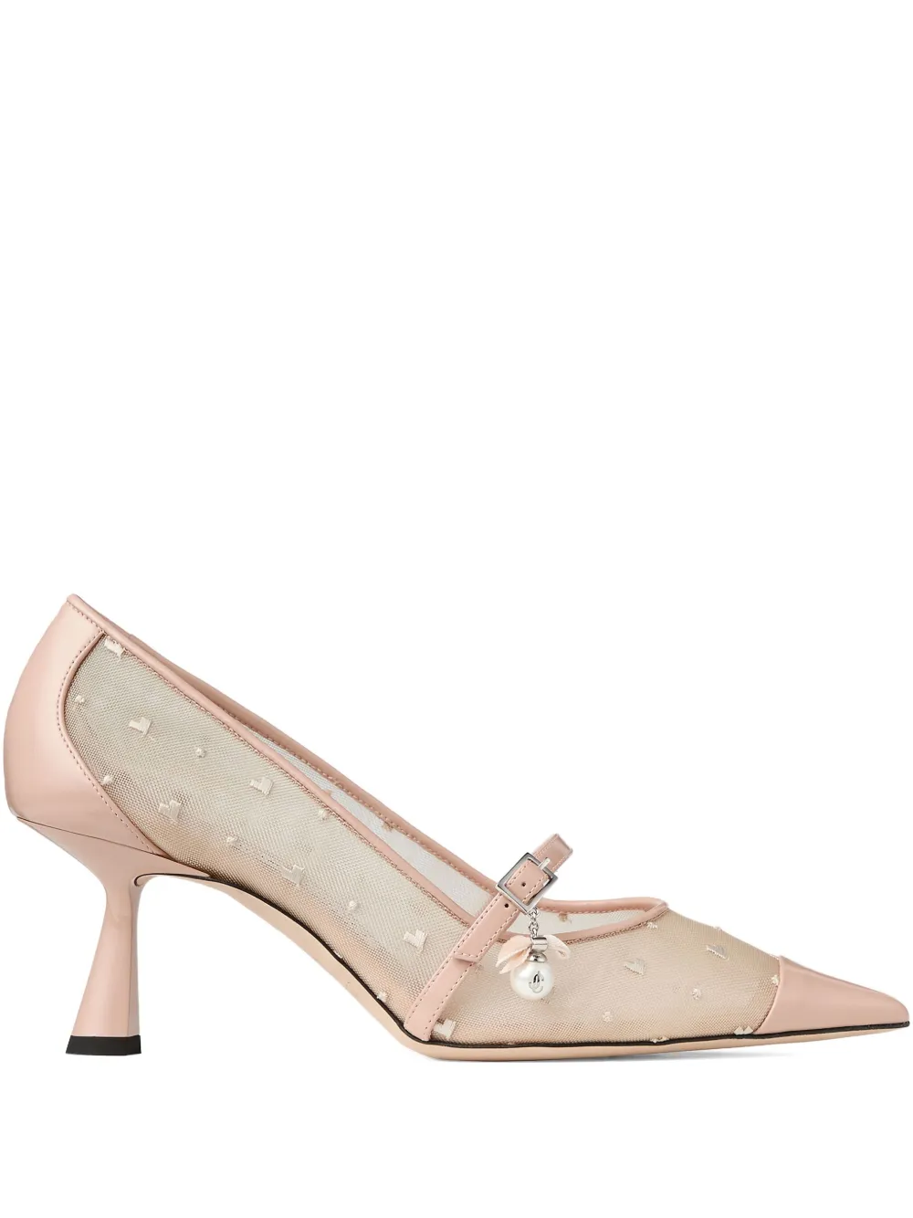 Jimmy Choo Aren 65mm メッシュパンプス - ニュートラル Jimmy Choo Aren 65mm メッシュパンプス - ニュートラル