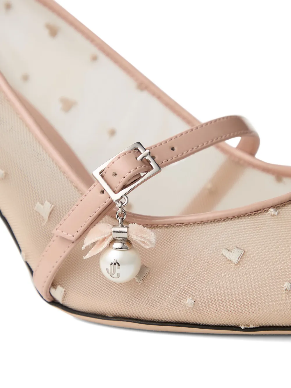 Jimmy Choo 65 mm Aren mesh pumps Beige