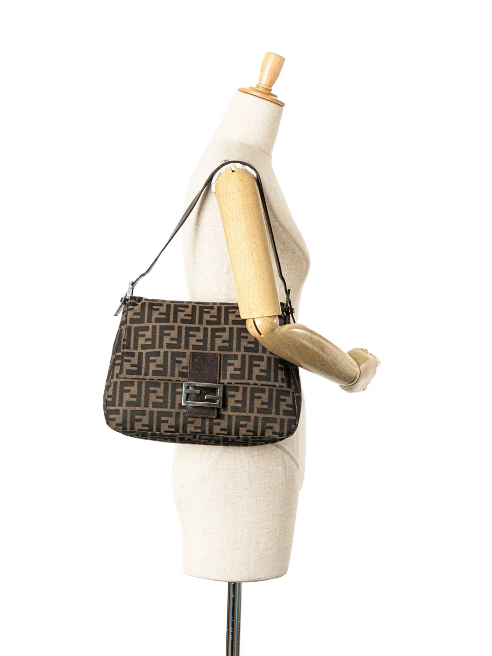 Fendi Pre-Owned 2000-2010 Zucca Canvas Mamma Forever shoulder bag | Pre-Owned | Image 2