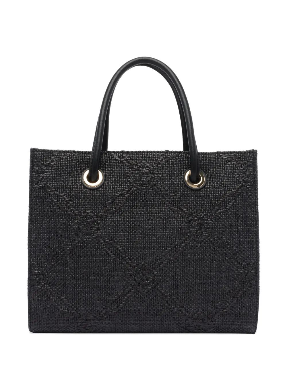 Elisabetta Franchi Shopper met logo-applicatie - Zwart