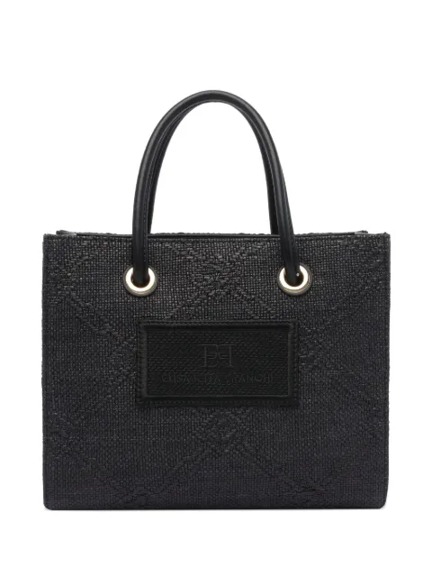 Elisabetta Franchi logo-appliqué tote bag